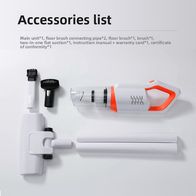 Household upright wireless vacuum cleaner