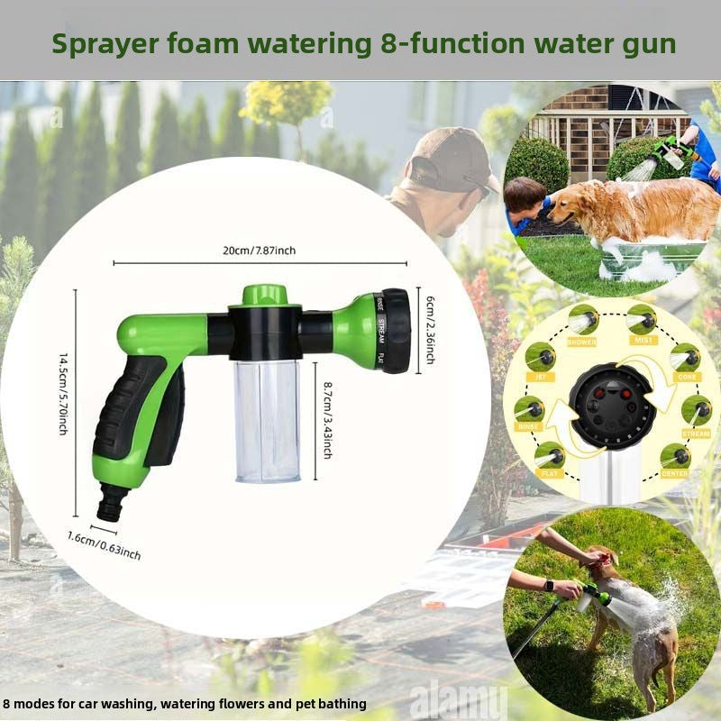 Hose Nozzle Sprayer Pup Jet Dog Wash Sprinkler
