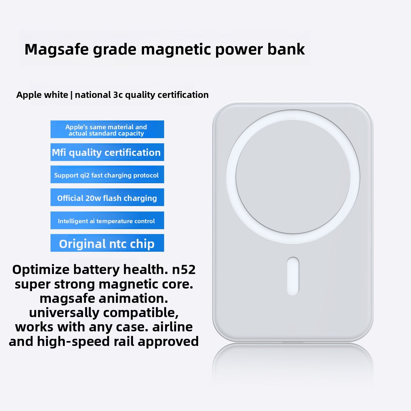 Magnetic Wireless Power Bank 10000mAh