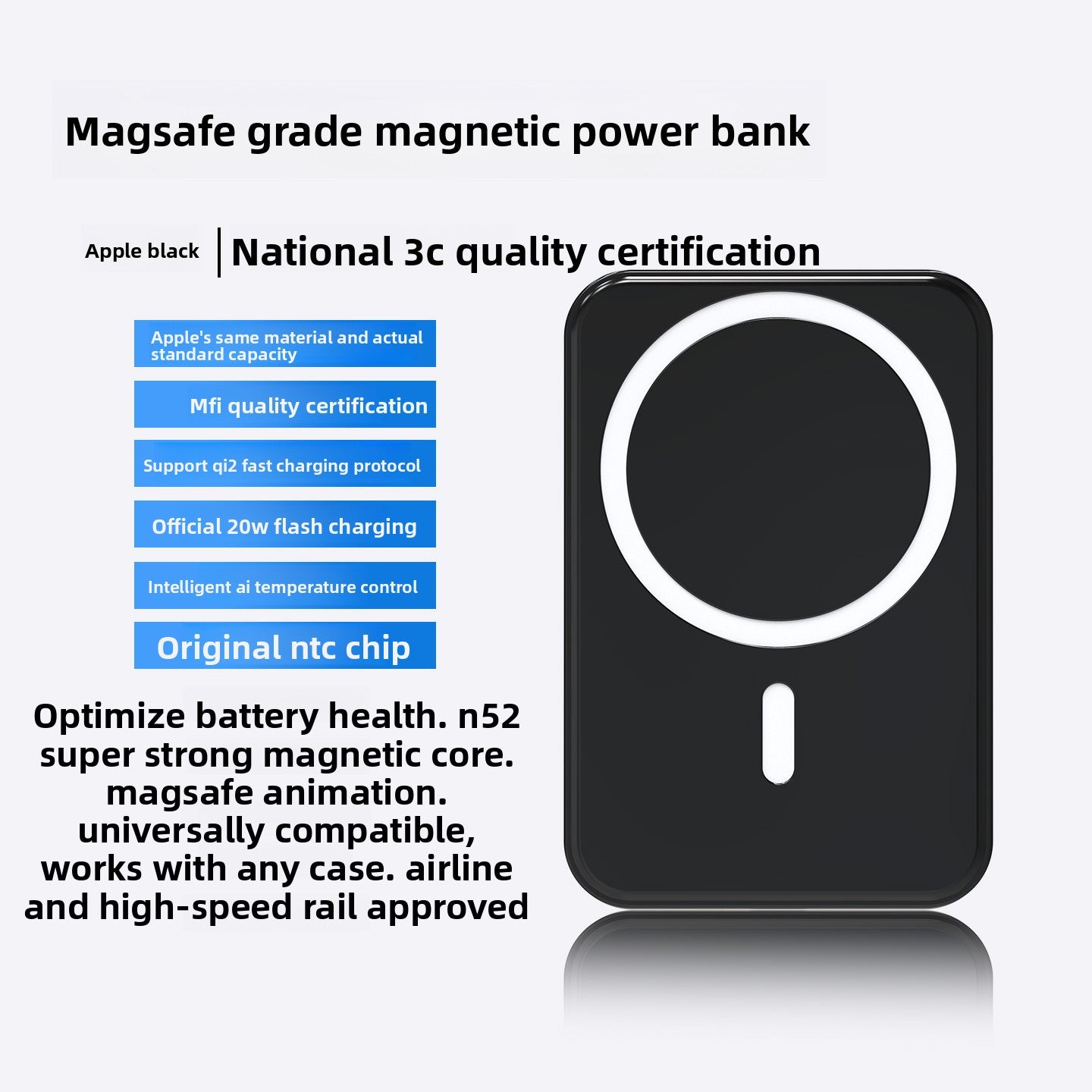 Magnetic Wireless Power Bank 10000mAh
